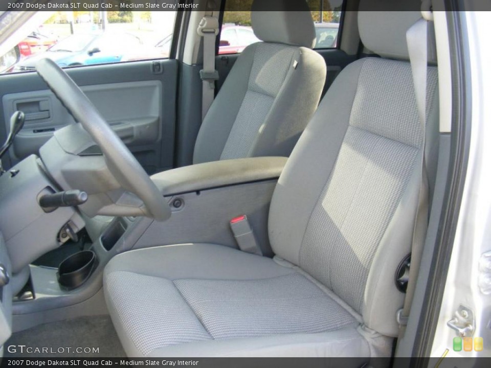 Medium Slate Gray Interior Photo for the 2007 Dodge Dakota SLT Quad Cab #38727675