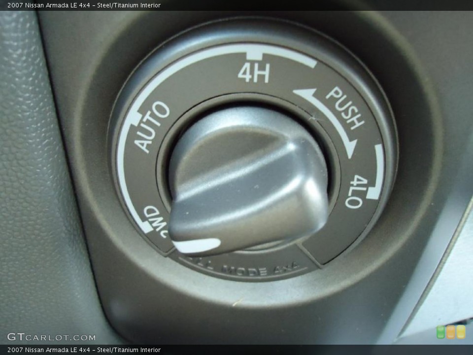 Steel/Titanium Interior Controls for the 2007 Nissan Armada LE 4x4 #38728171