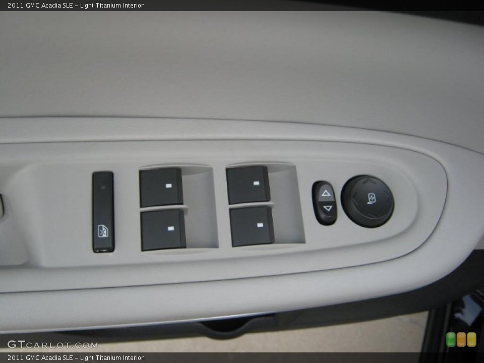 Light Titanium Interior Controls for the 2011 GMC Acadia SLE #38728283