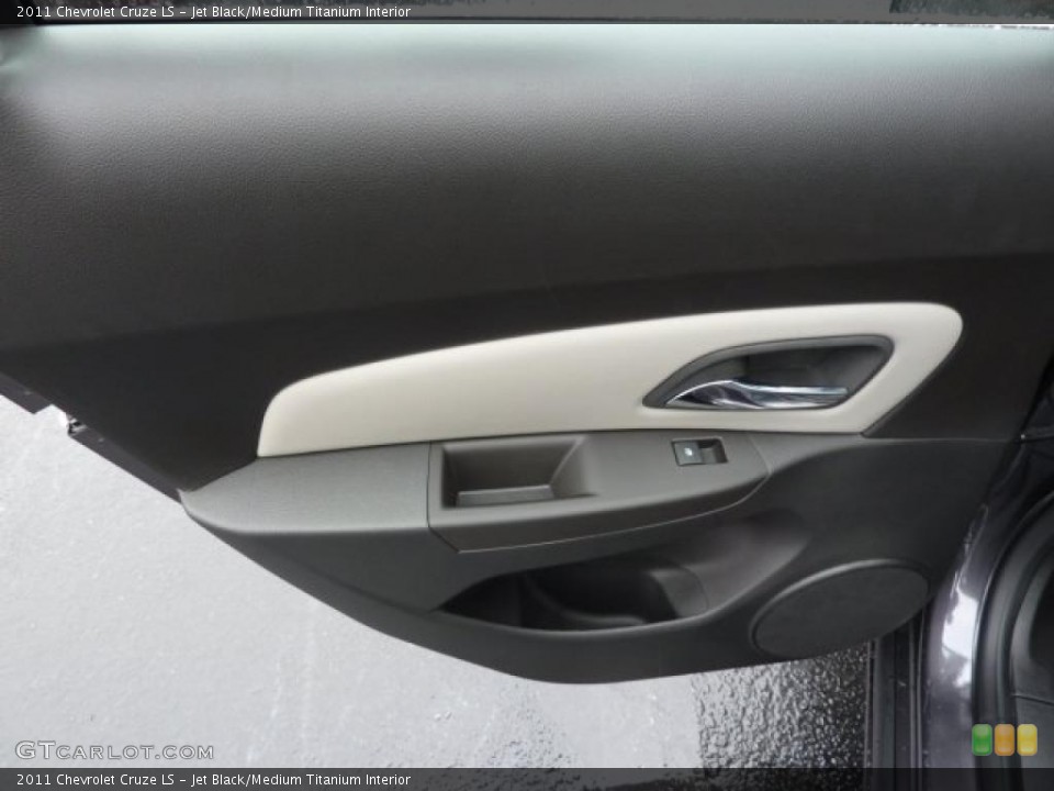 Jet Black/Medium Titanium Interior Door Panel for the 2011 Chevrolet Cruze LS #38728315