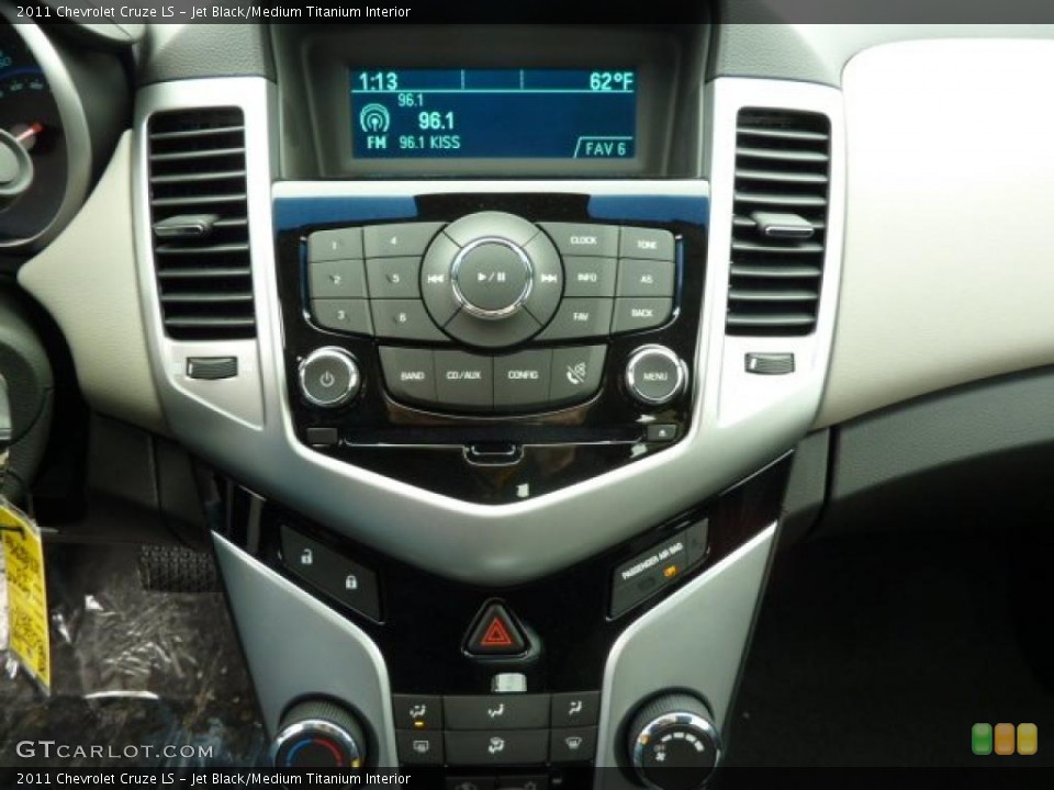 Jet Black/Medium Titanium Interior Controls for the 2011 Chevrolet Cruze LS #38728347
