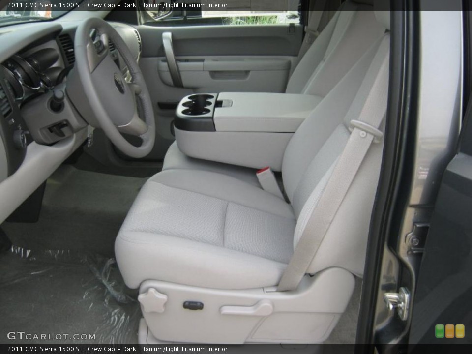 Dark Titanium/Light Titanium Interior Photo for the 2011 GMC Sierra 1500 SLE Crew Cab #38728619