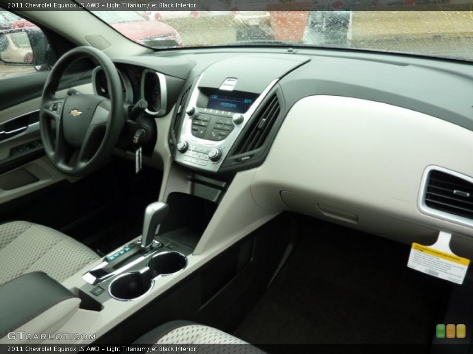 Light Titanium/Jet Black Interior Dashboard for the 2011 Chevrolet Equinox LS AWD #38729099