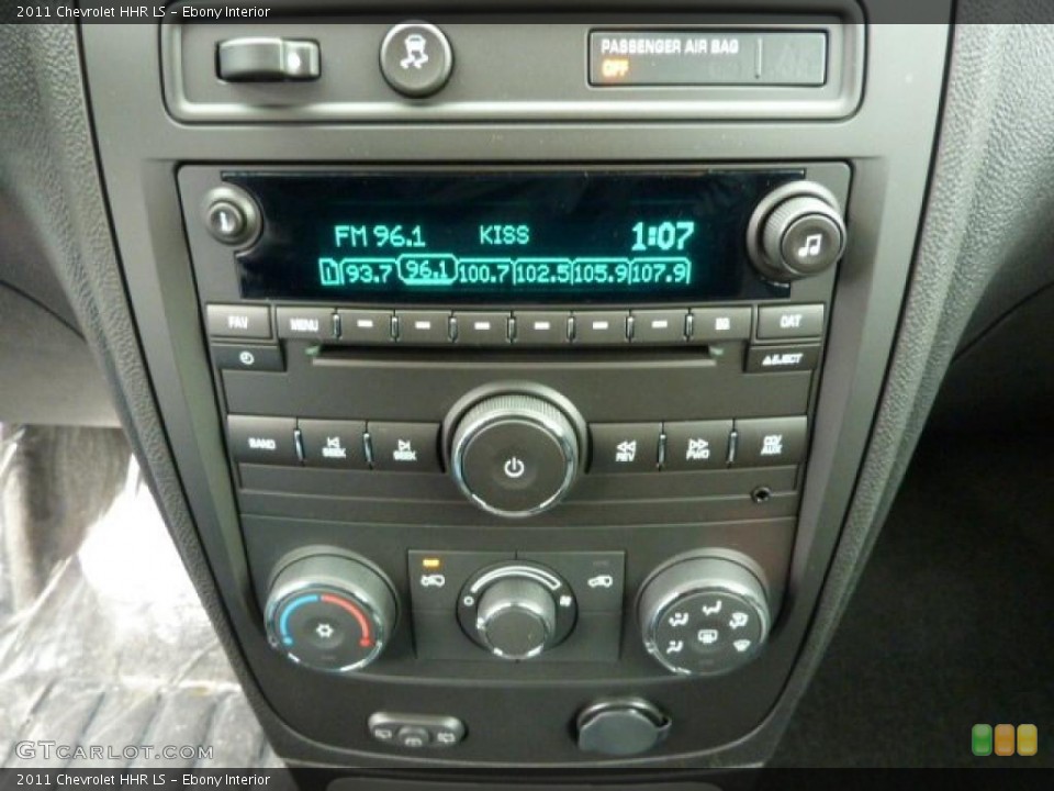 Ebony Interior Controls for the 2011 Chevrolet HHR LS #38729515