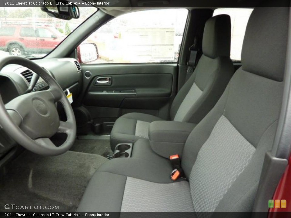 Ebony Interior Photo for the 2011 Chevrolet Colorado LT Crew Cab 4x4 #38729651