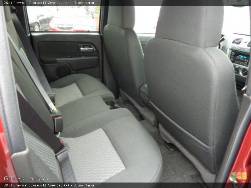 Ebony Interior Photo for the 2011 Chevrolet Colorado LT Crew Cab 4x4 #38729675