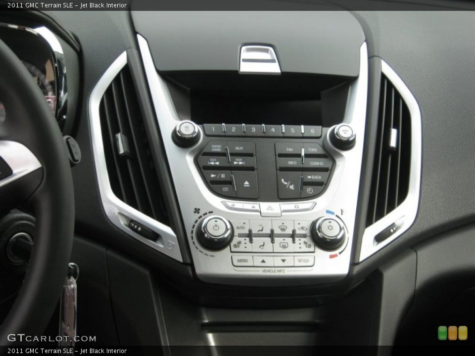 Jet Black Interior Controls for the 2011 GMC Terrain SLE #38729839