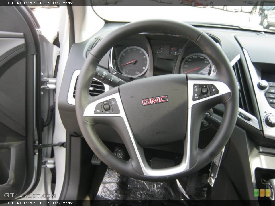 Jet Black Interior Steering Wheel for the 2011 GMC Terrain SLE #38729855