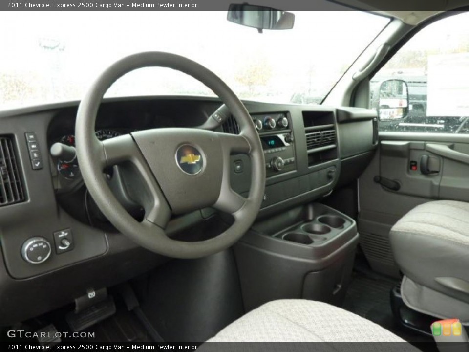 Medium Pewter Interior Prime Interior for the 2011 Chevrolet Express 2500 Cargo Van #38729947