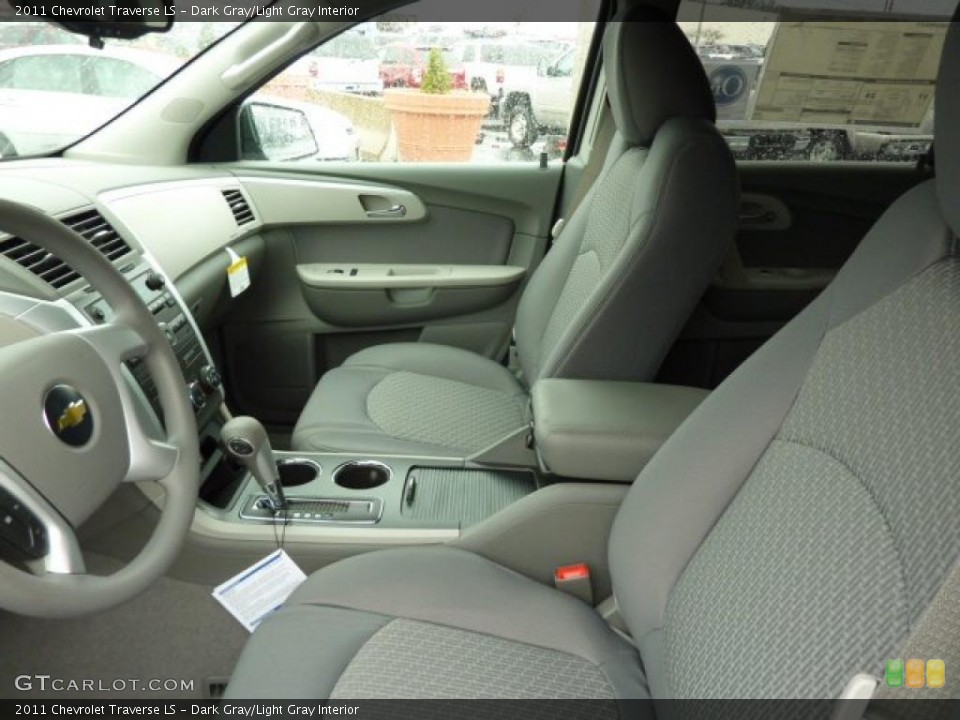 Dark Gray/Light Gray Interior Photo for the 2011 Chevrolet Traverse LS #38730547
