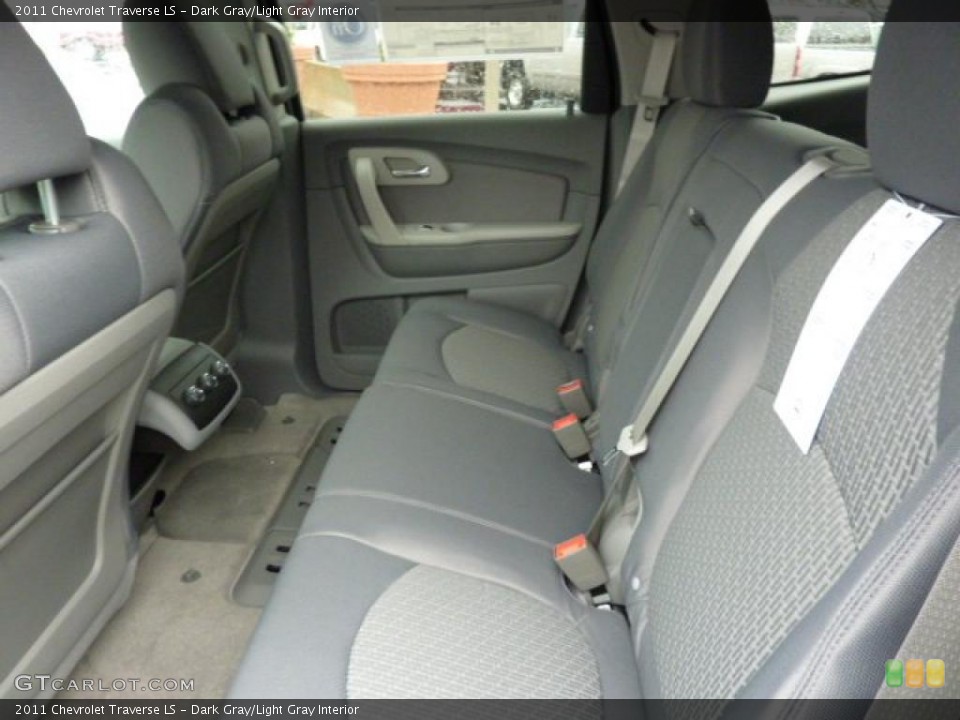 Dark Gray/Light Gray Interior Photo for the 2011 Chevrolet Traverse LS #38731007