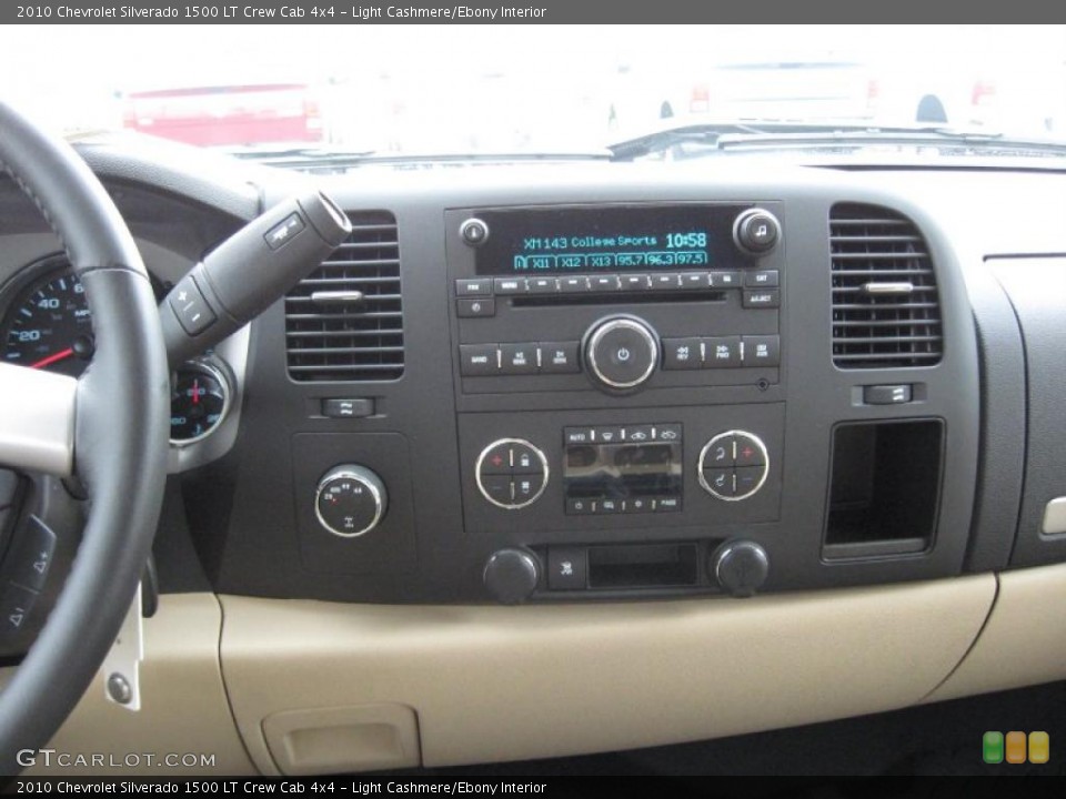 Light Cashmere/Ebony Interior Controls for the 2010 Chevrolet Silverado 1500 LT Crew Cab 4x4 #38731559