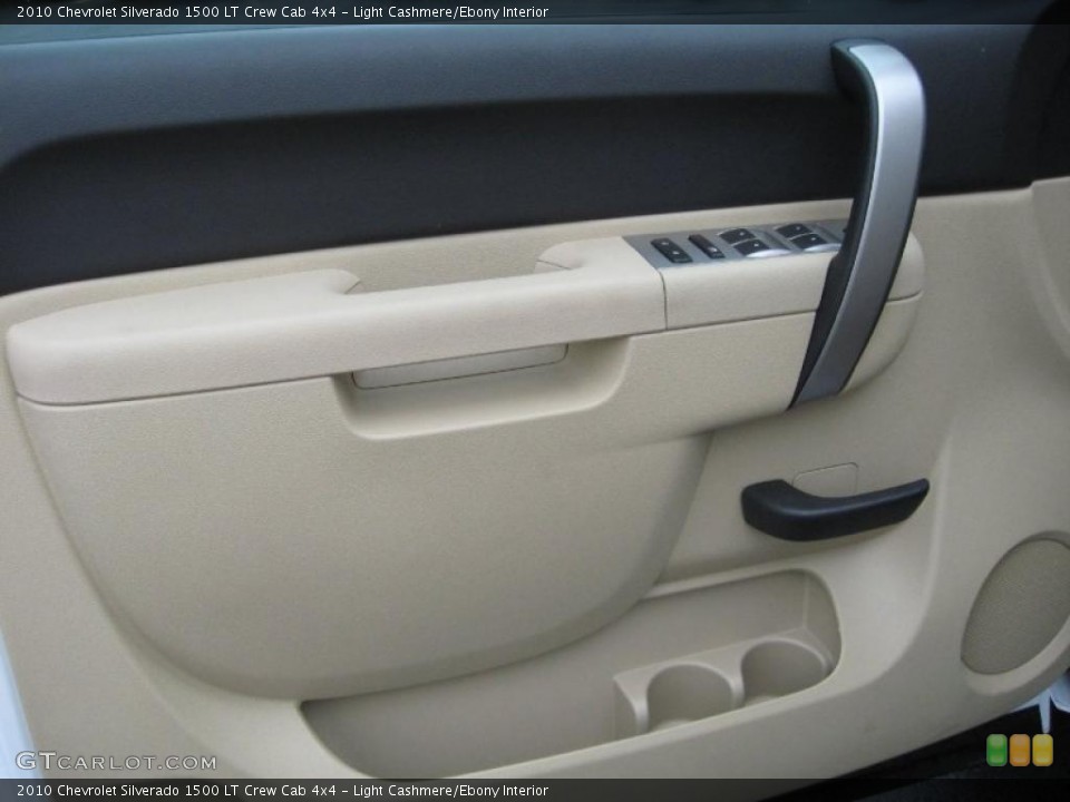 Light Cashmere/Ebony Interior Door Panel for the 2010 Chevrolet Silverado 1500 LT Crew Cab 4x4 #38731591