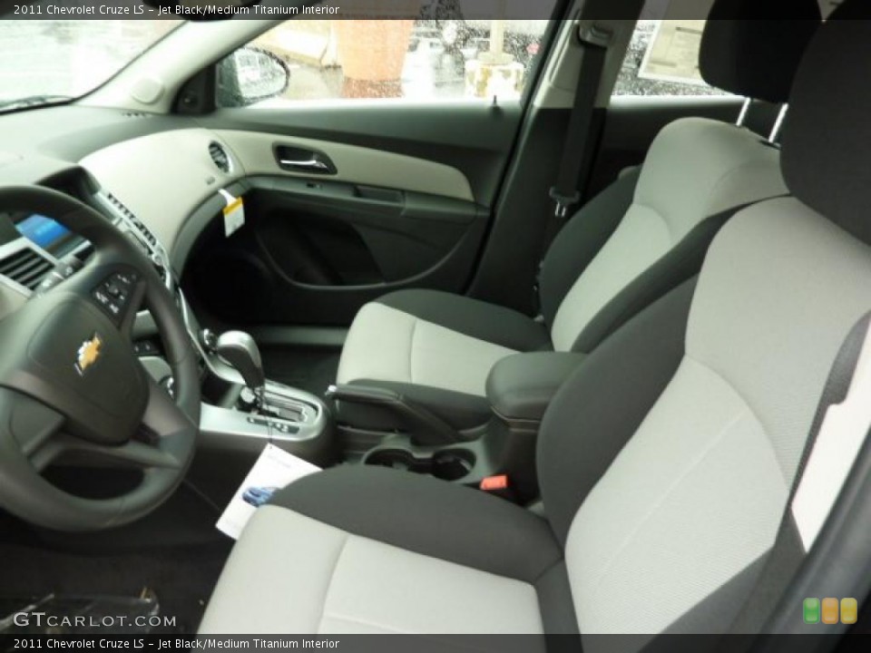Jet Black/Medium Titanium Interior Photo for the 2011 Chevrolet Cruze LS #38732435