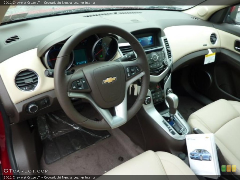 Cocoa/Light Neutral Leather Interior Prime Interior for the 2011 Chevrolet Cruze LT #38732803