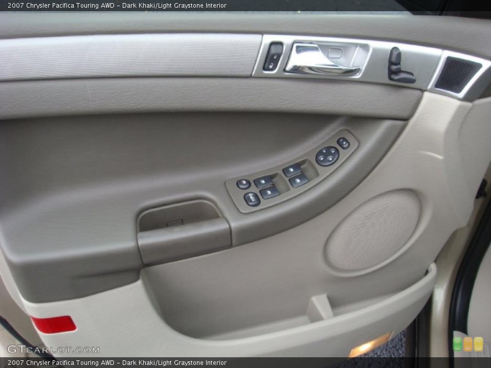 Dark Khaki/Light Graystone Interior Door Panel for the 2007 Chrysler Pacifica Touring AWD #38734204