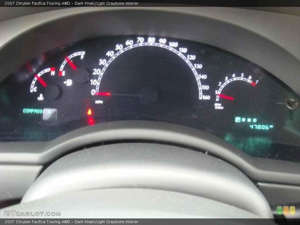 Dark Khaki/Light Graystone Interior Gauges for the 2007 Chrysler Pacifica Touring AWD #38734372