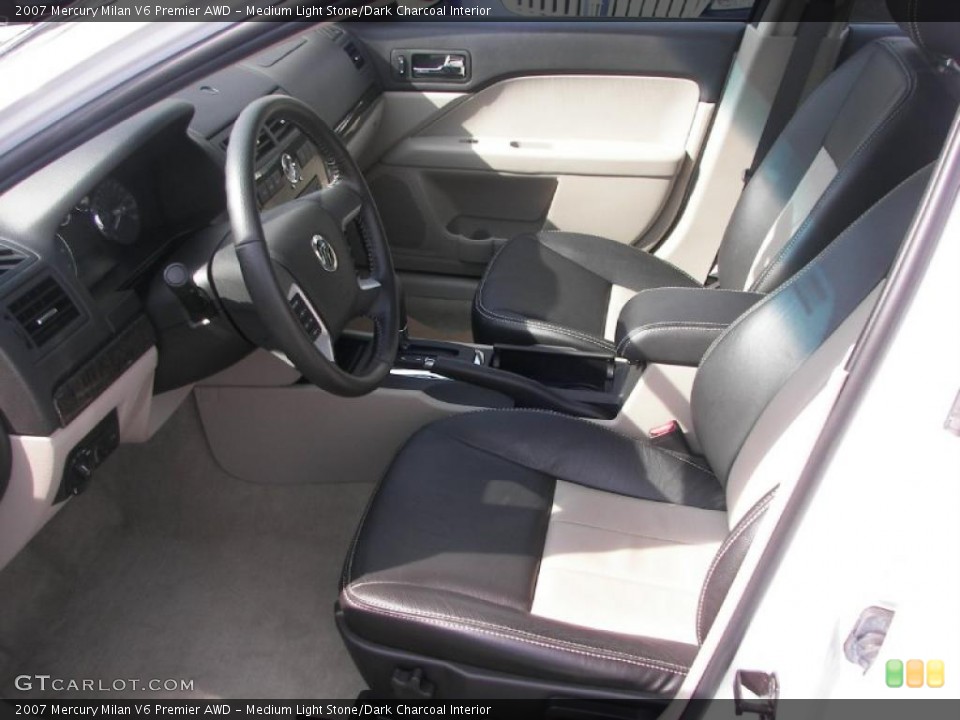 Medium Light Stone/Dark Charcoal Interior Photo for the 2007 Mercury Milan V6 Premier AWD #38735948