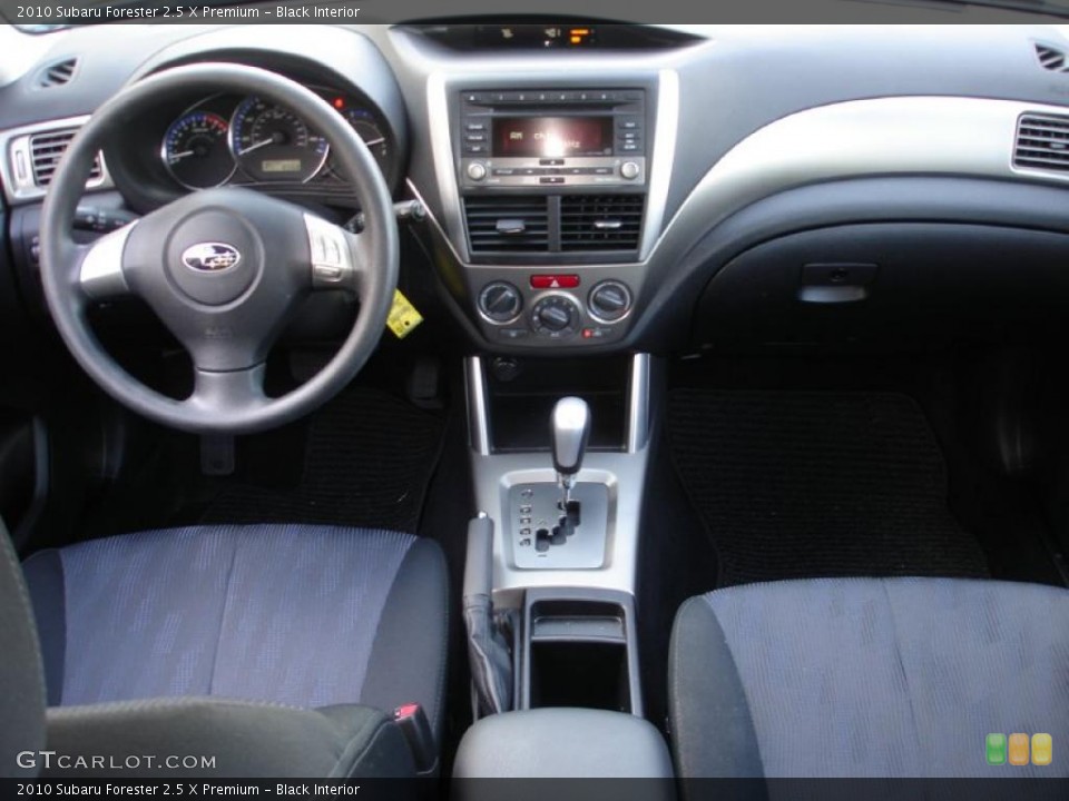 Black Interior Dashboard for the 2010 Subaru Forester 2.5 X Premium #38736917
