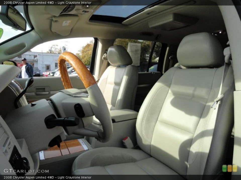 Light Graystone Interior Photo for the 2008 Chrysler Aspen Limited 4WD #38739095