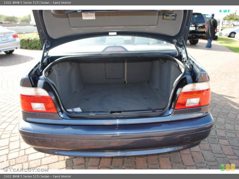 Sand Interior Trunk for the 2002 BMW 5 Series 525i Sedan #38739996