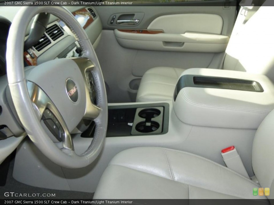 Dark Titanium/Light Titanium Interior Photo for the 2007 GMC Sierra 1500 SLT Crew Cab #38740156