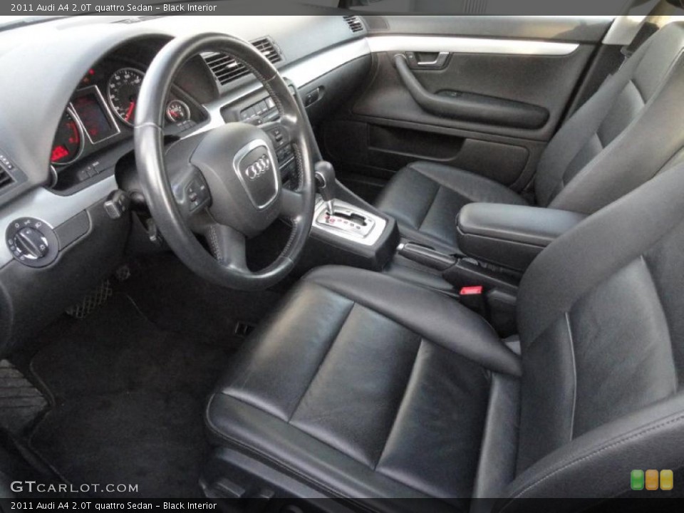 Black Interior Prime Interior for the 2011 Audi A4 2.0T quattro Sedan #38740552