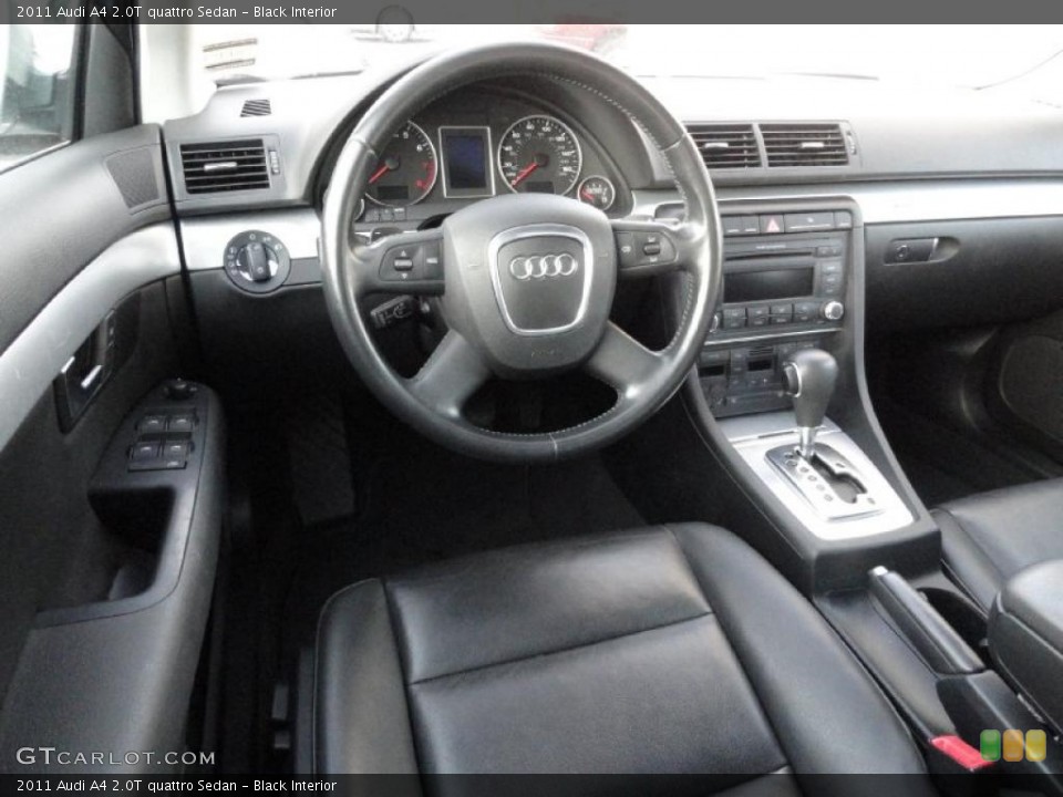 Black Interior Dashboard for the 2011 Audi A4 2.0T quattro Sedan #38740564