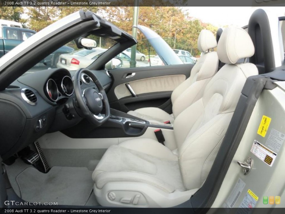 Limestone Grey Interior Photo for the 2008 Audi TT 3.2 quattro Roadster #38740788