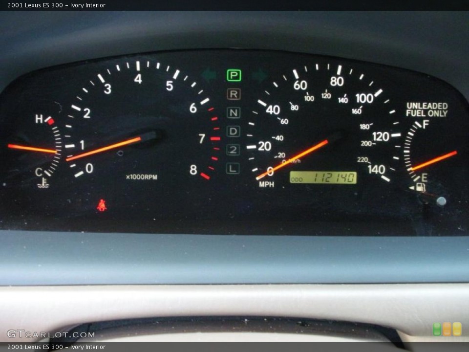 Ivory Interior Gauges for the 2001 Lexus ES 300 #38742116