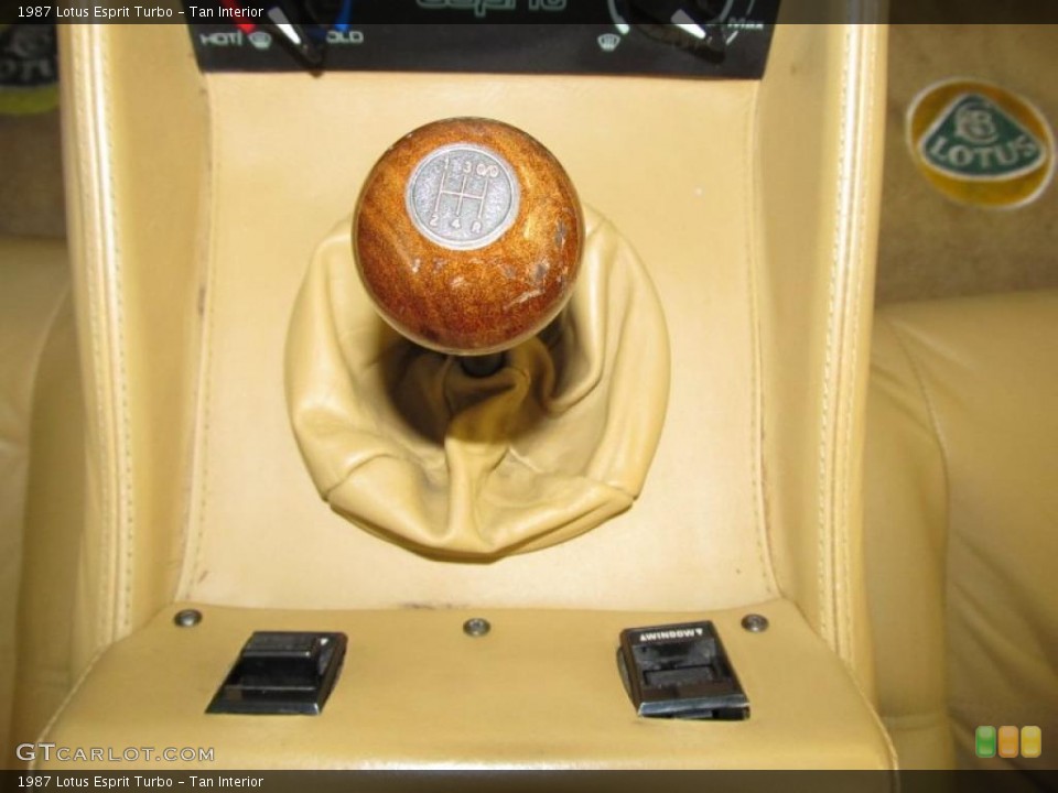 Tan Interior Transmission for the 1987 Lotus Esprit Turbo #38742424
