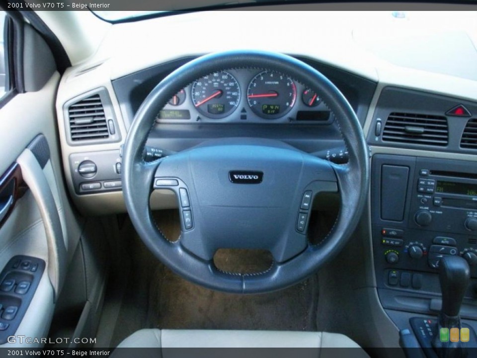 Beige Interior Steering Wheel for the 2001 Volvo V70 T5 #38742528