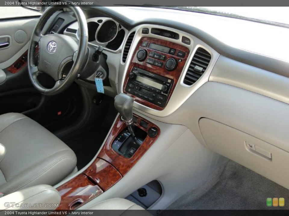 Ivory Interior Dashboard for the 2004 Toyota Highlander Limited V6 #38742808