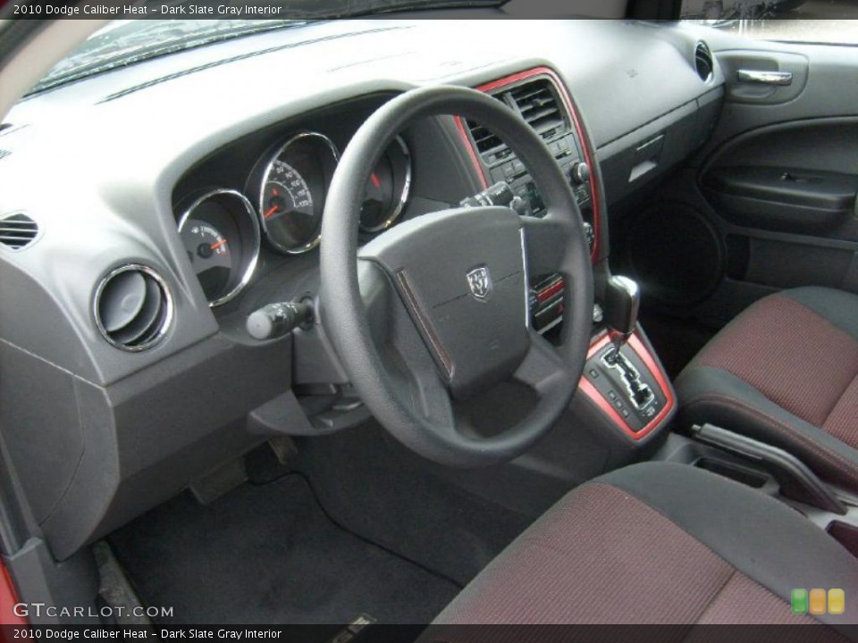 Dark Slate Gray Interior Prime Interior for the 2010 Dodge Caliber Heat #38742948