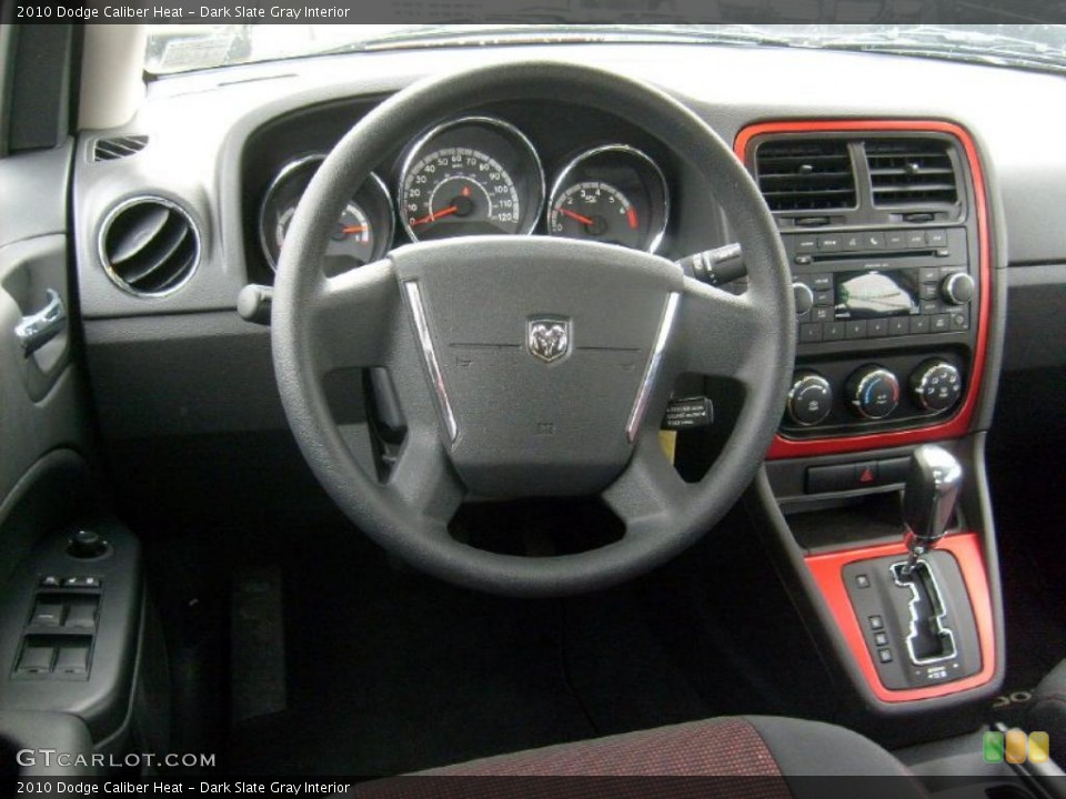 Dark Slate Gray Interior Dashboard for the 2010 Dodge Caliber Heat #38743020