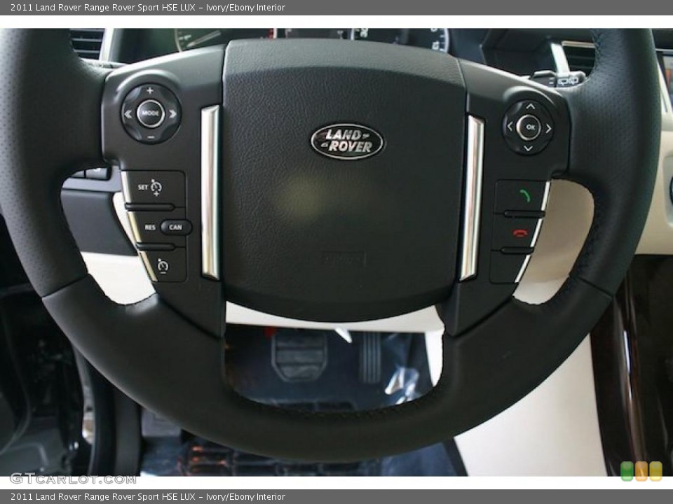 Ivory/Ebony Interior Steering Wheel for the 2011 Land Rover Range Rover Sport HSE LUX #38743164