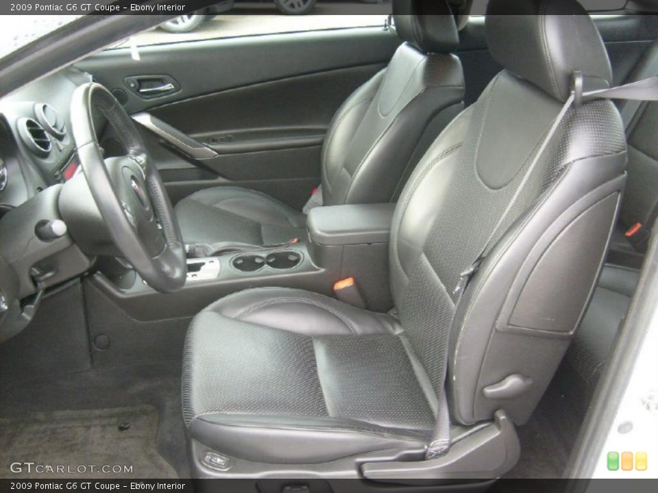 Ebony Interior Photo for the 2009 Pontiac G6 GT Coupe #38743364