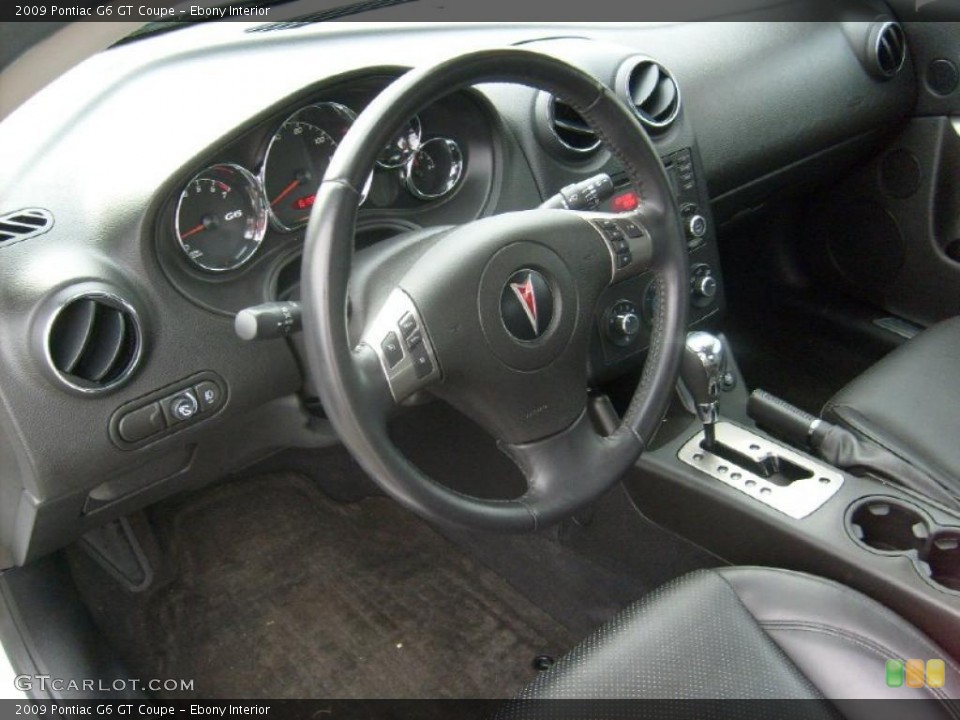 Ebony Interior Photo for the 2009 Pontiac G6 GT Coupe #38743376