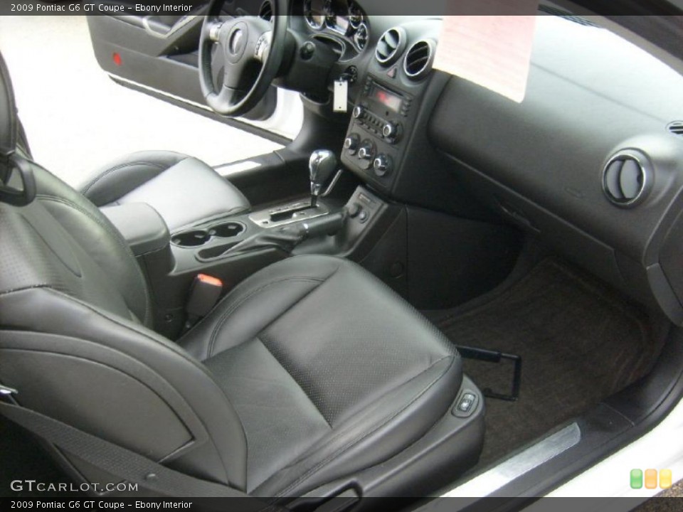 Ebony Interior Photo for the 2009 Pontiac G6 GT Coupe #38743464