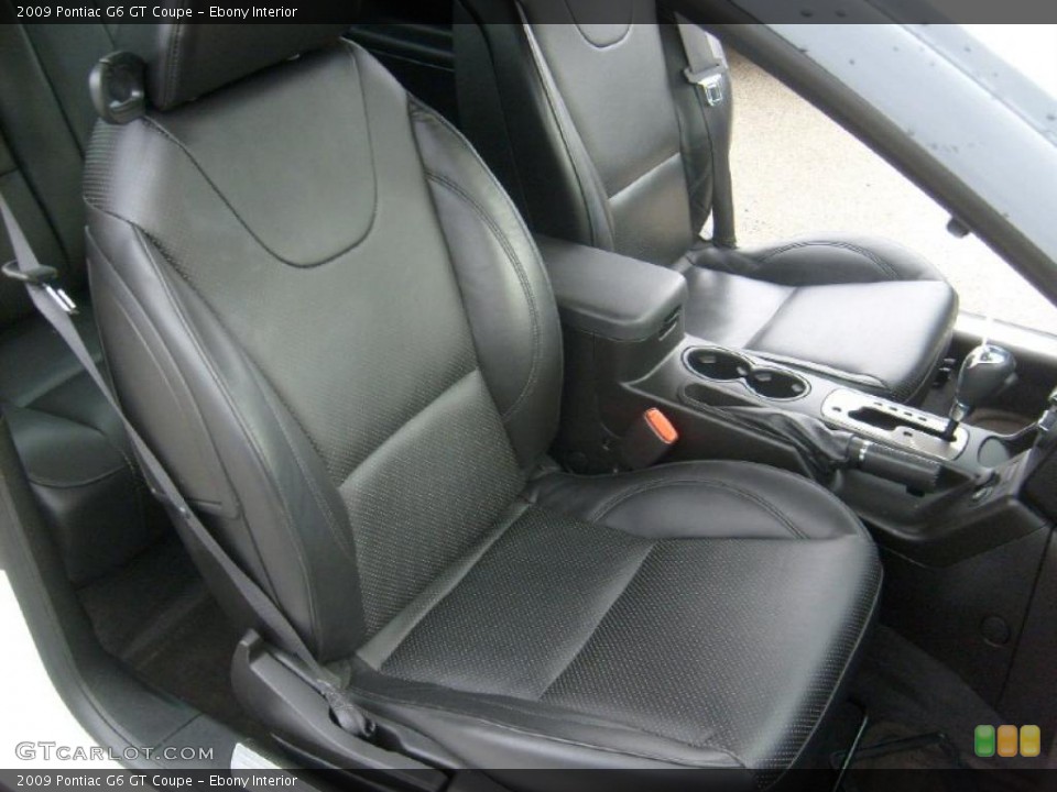 Ebony Interior Photo for the 2009 Pontiac G6 GT Coupe #38743492