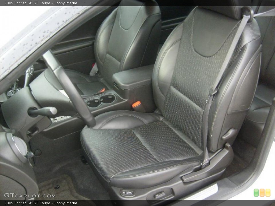 Ebony Interior Photo for the 2009 Pontiac G6 GT Coupe #38743504