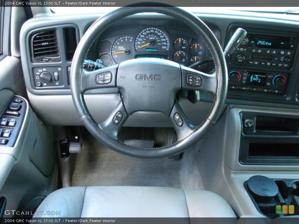 Pewter/Dark Pewter Interior Steering Wheel for the 2004 GMC Yukon XL 1500 SLT #38743668