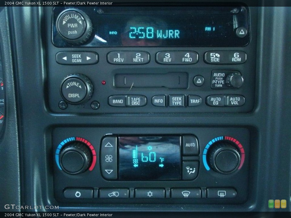 Pewter/Dark Pewter Interior Controls for the 2004 GMC Yukon XL 1500 SLT #38743728