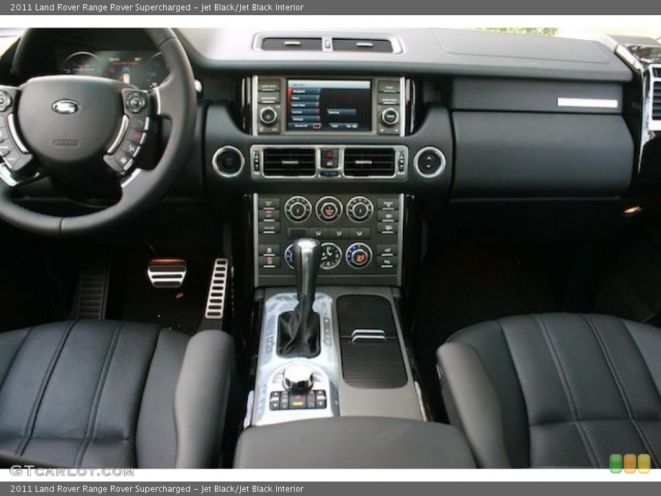 Jet Black/Jet Black Interior Dashboard for the 2011 Land Rover Range Rover Supercharged #38743784