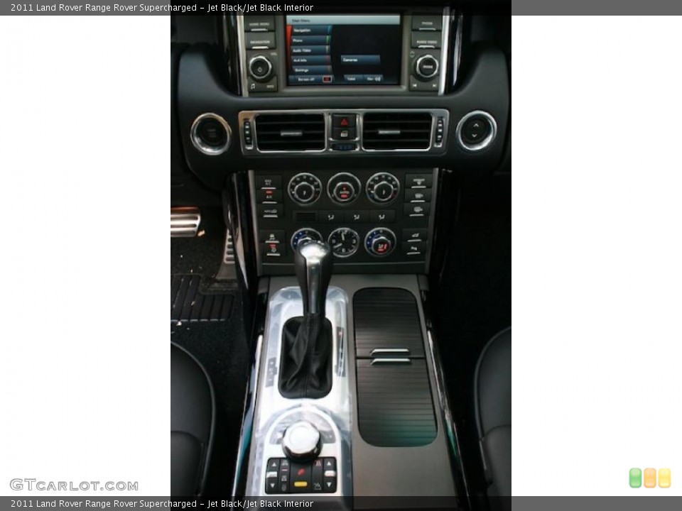 Jet Black/Jet Black Interior Controls for the 2011 Land Rover Range Rover Supercharged #38743924