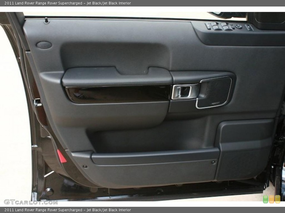 Jet Black/Jet Black Interior Door Panel for the 2011 Land Rover Range Rover Supercharged #38743988