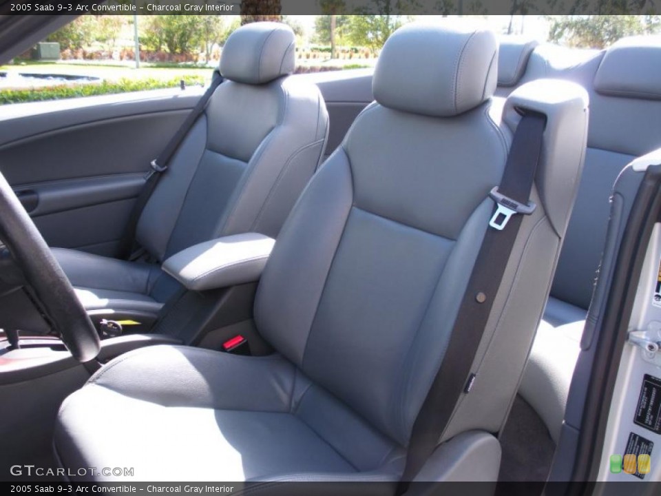 Charcoal Gray Interior Photo for the 2005 Saab 9-3 Arc Convertible #38744036