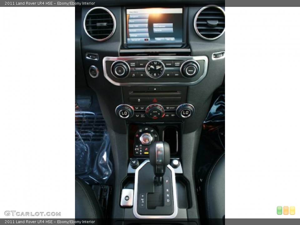 Ebony/Ebony Interior Controls for the 2011 Land Rover LR4 HSE #38744524
