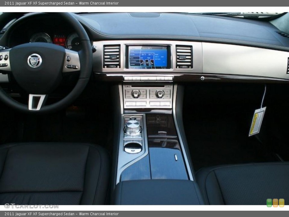 Warm Charcoal Interior Dashboard for the 2011 Jaguar XF XF Supercharged Sedan #38744752