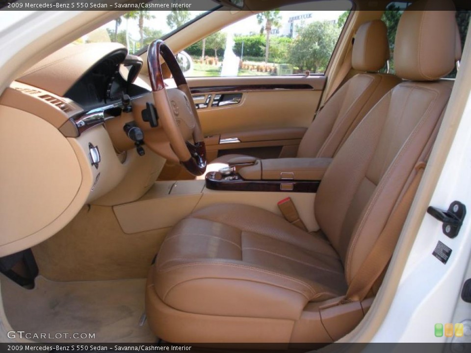 Savanna/Cashmere Interior Photo for the 2009 Mercedes-Benz S 550 Sedan #38744836